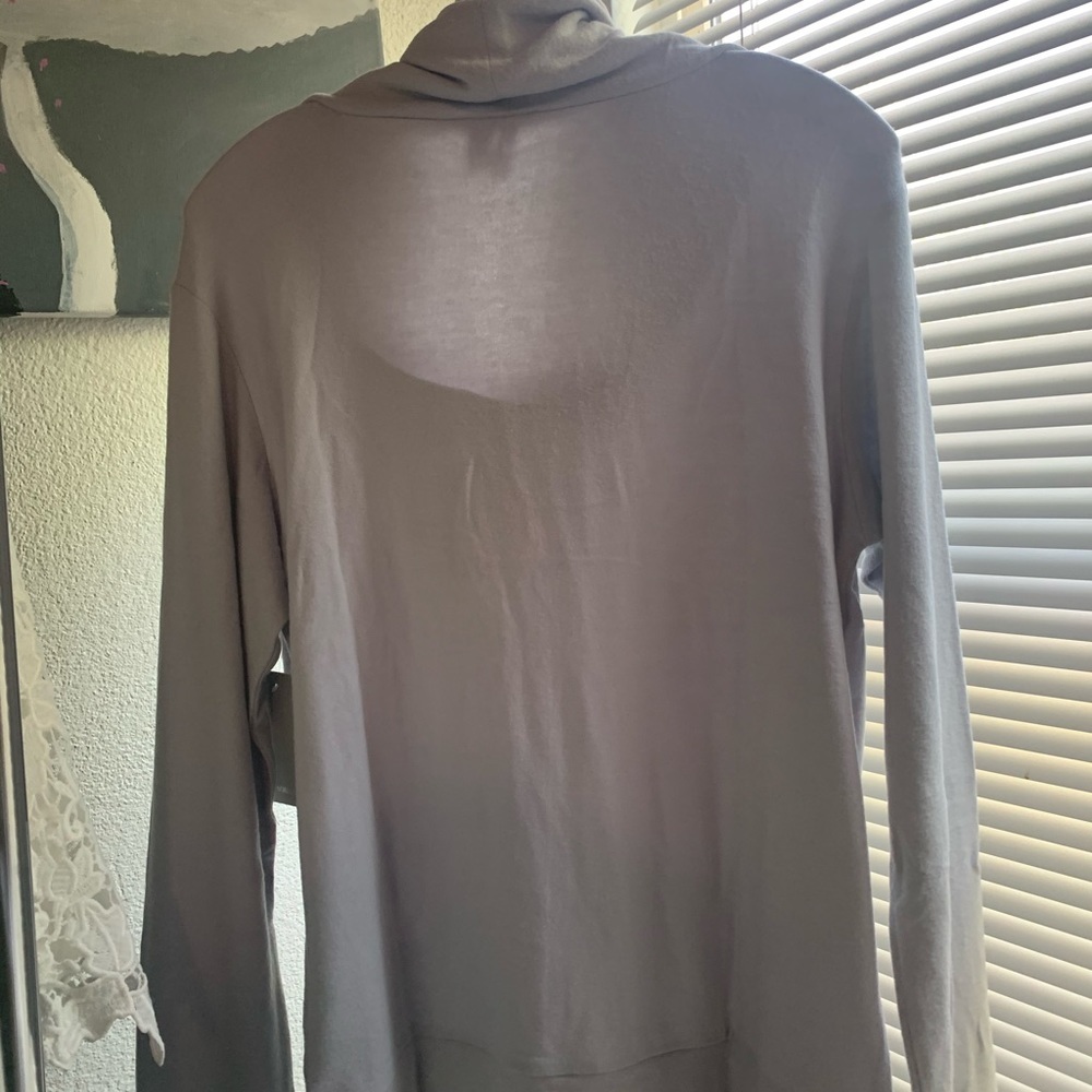 NWT Nordstrom Funnel Neck Top - Picture 5 of 8